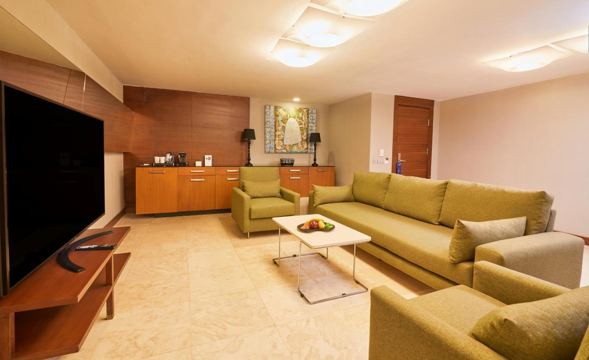 ホテル デデマン イスタンブール 部屋 写真 A living room